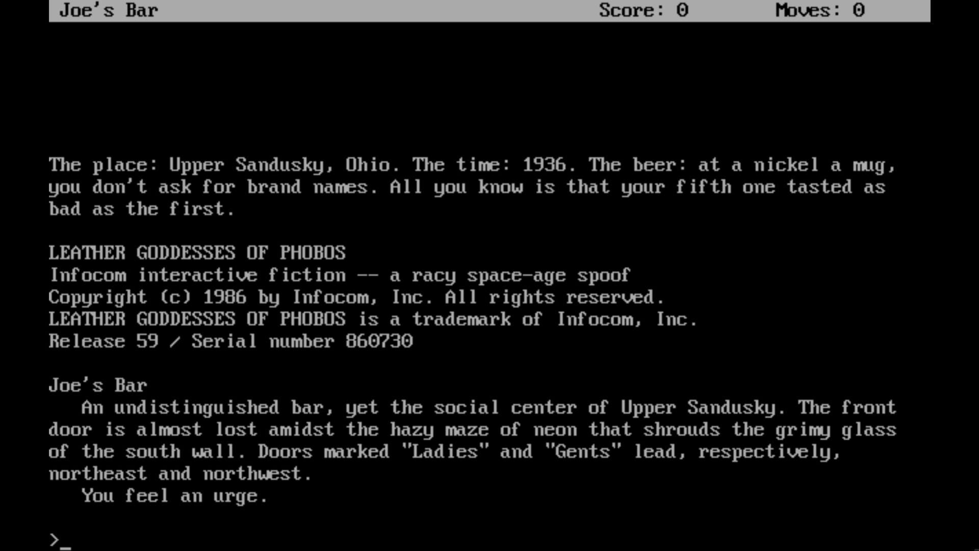 Game screenshot