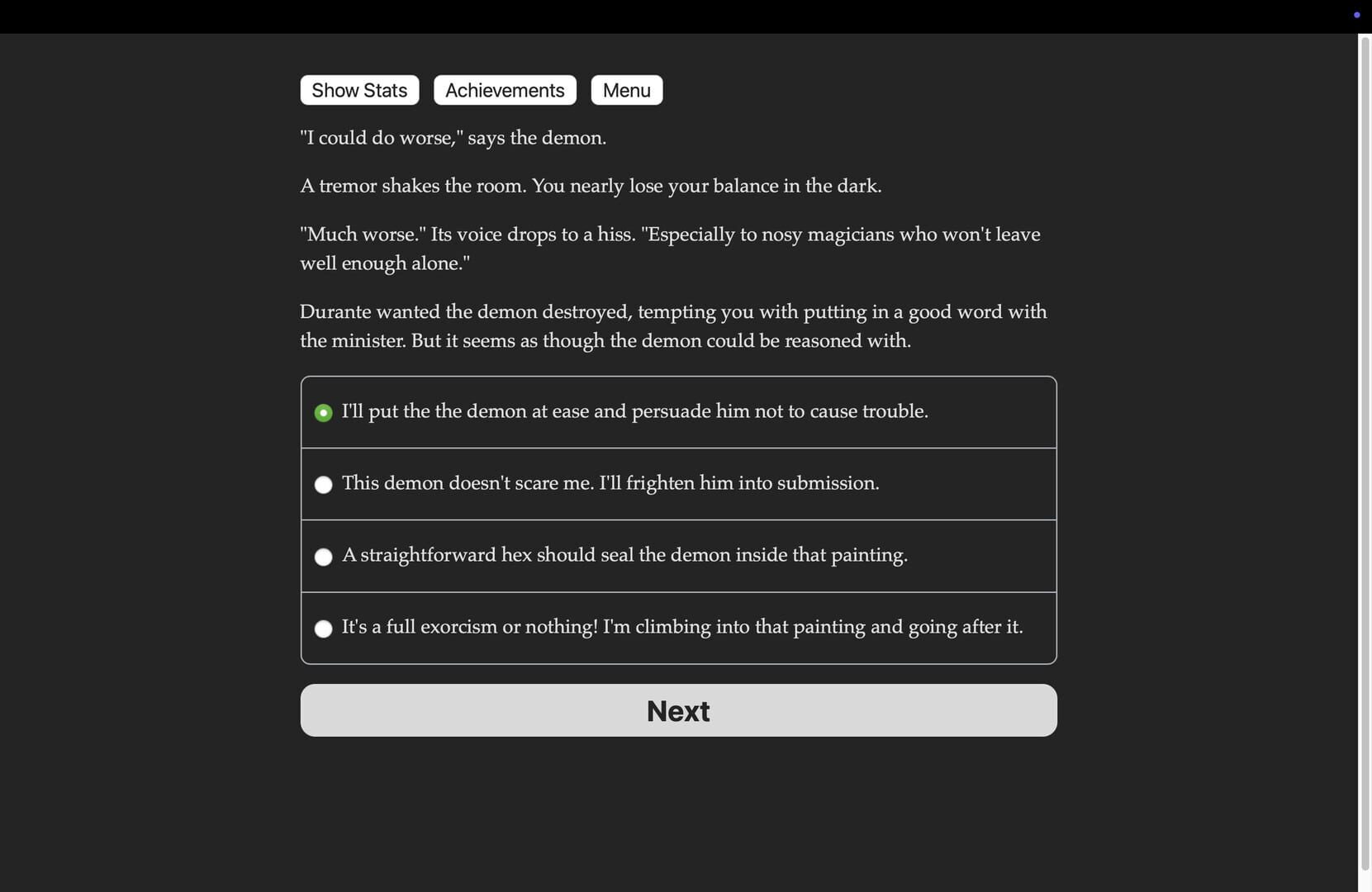 Game screenshot