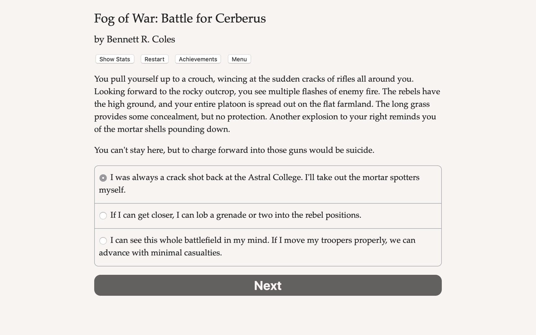 Game screenshot
