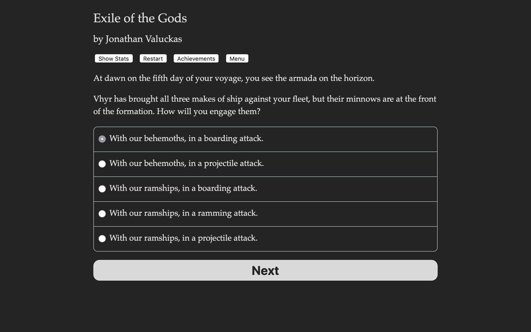 Game screenshot