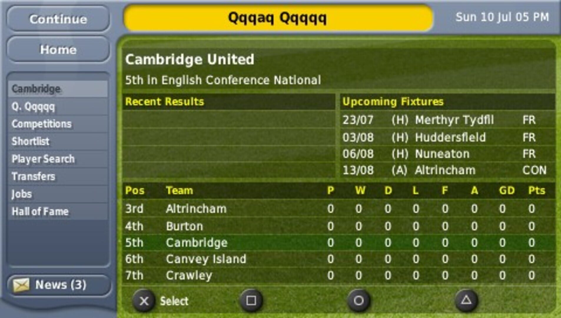 Game screenshot