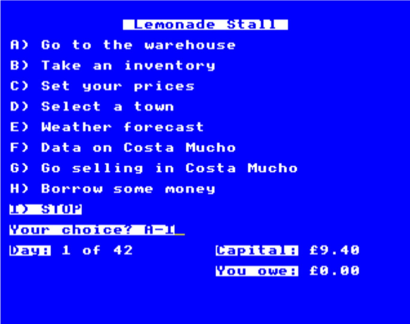 Game screenshot