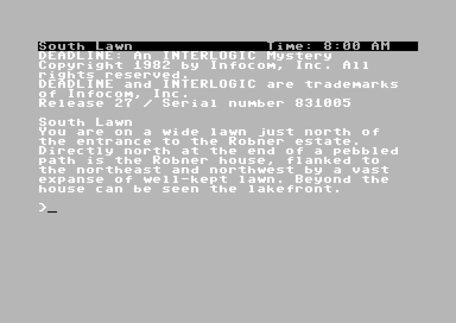 Game screenshot