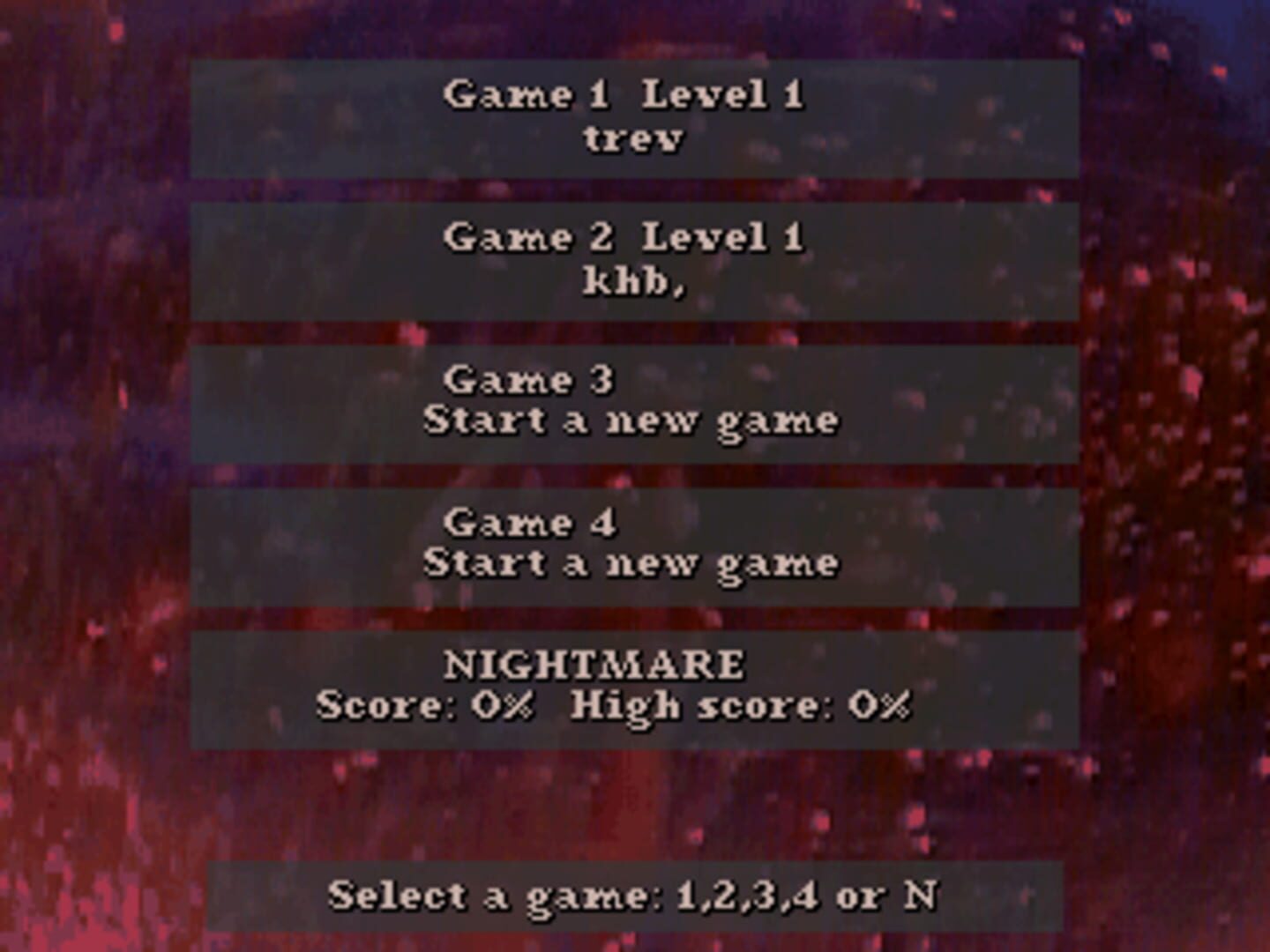 Game screenshot