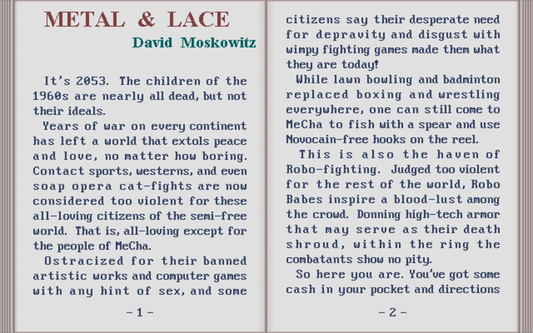 Game screenshot