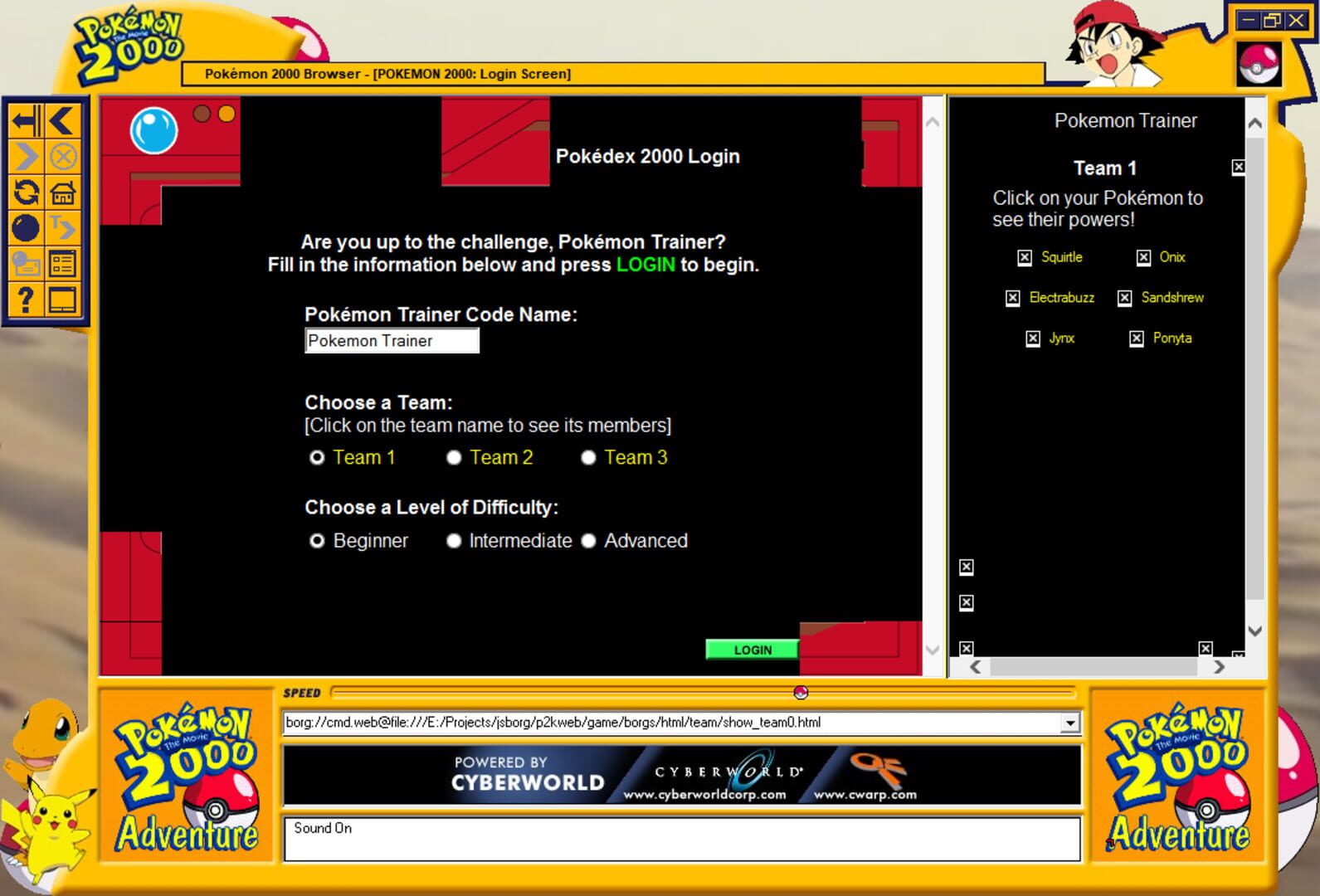 Game screenshot