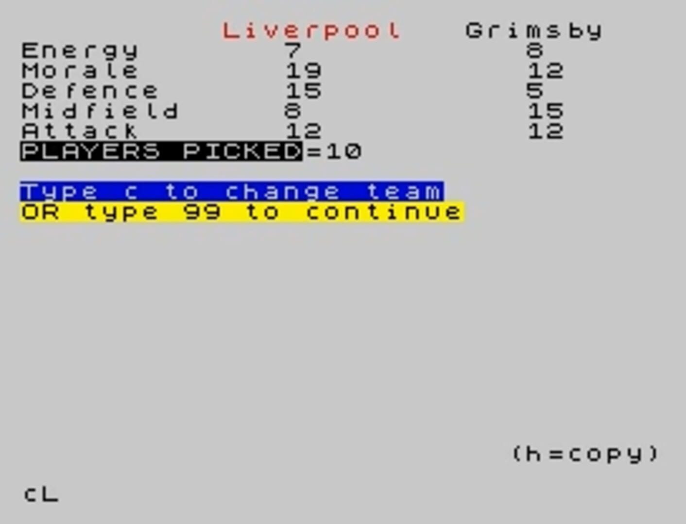 Game screenshot