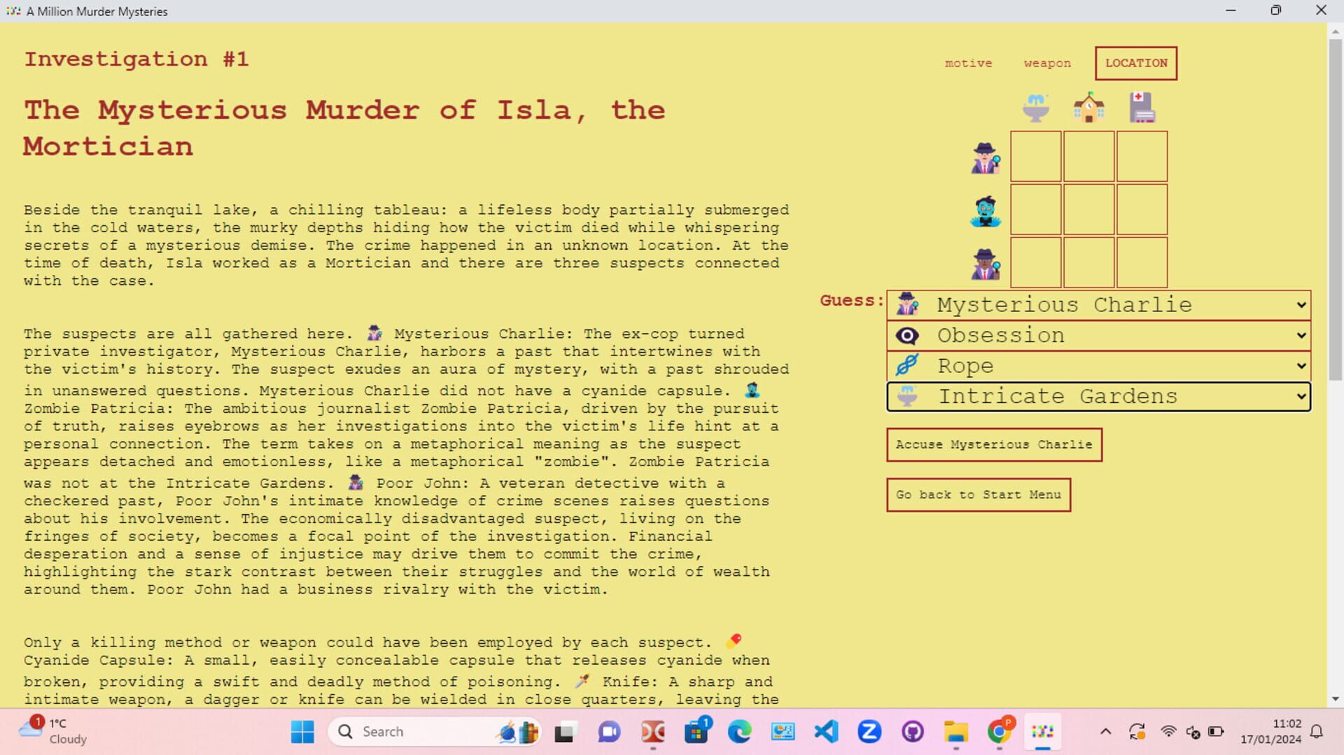 Game screenshot