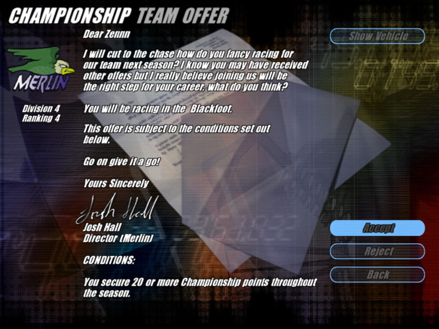 Game screenshot