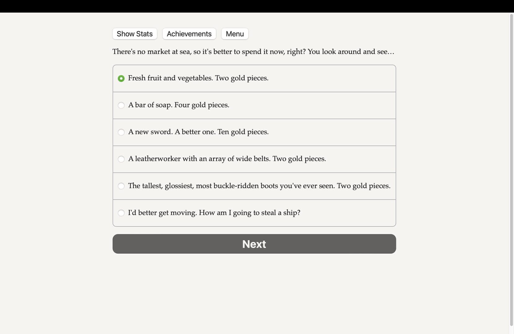 Game screenshot