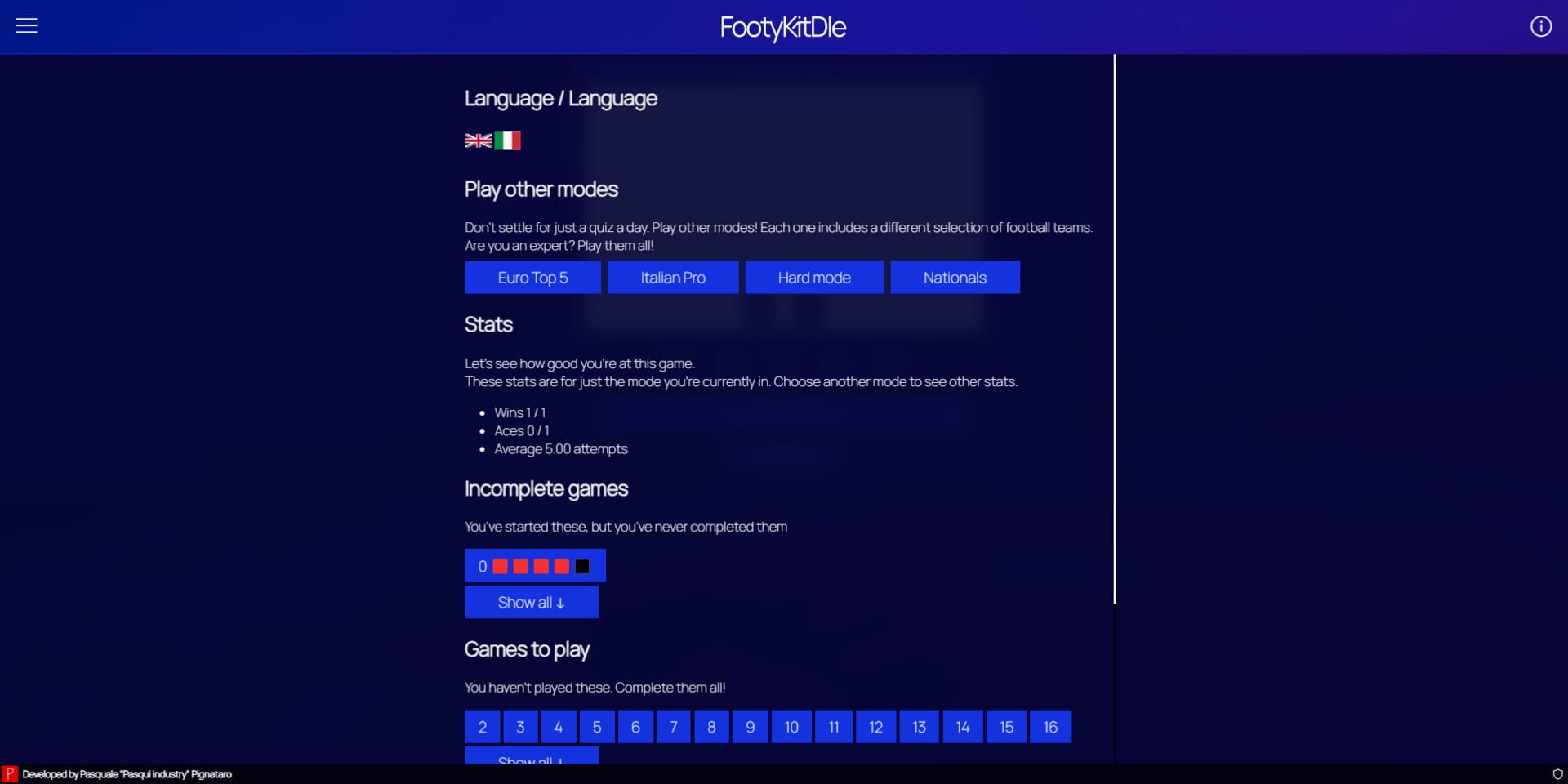 Game screenshot