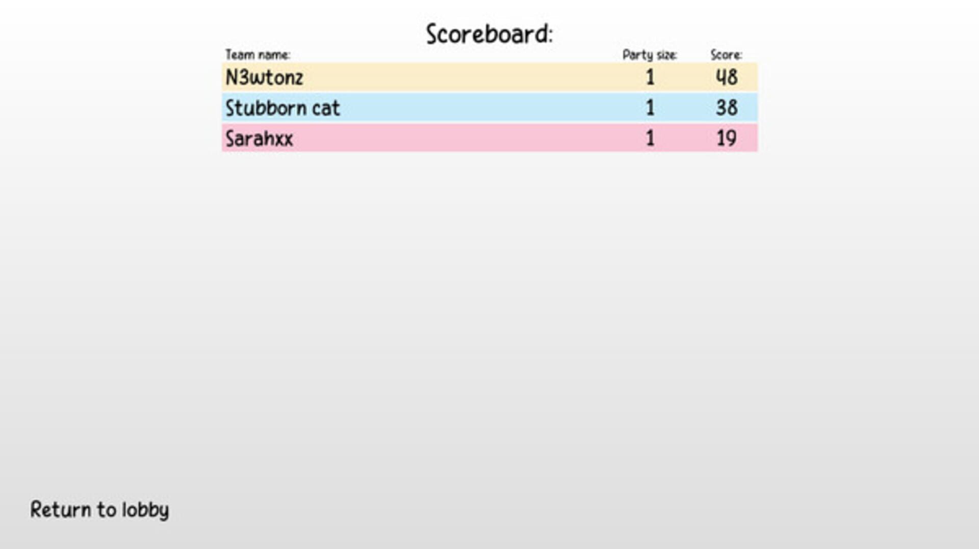 Game screenshot