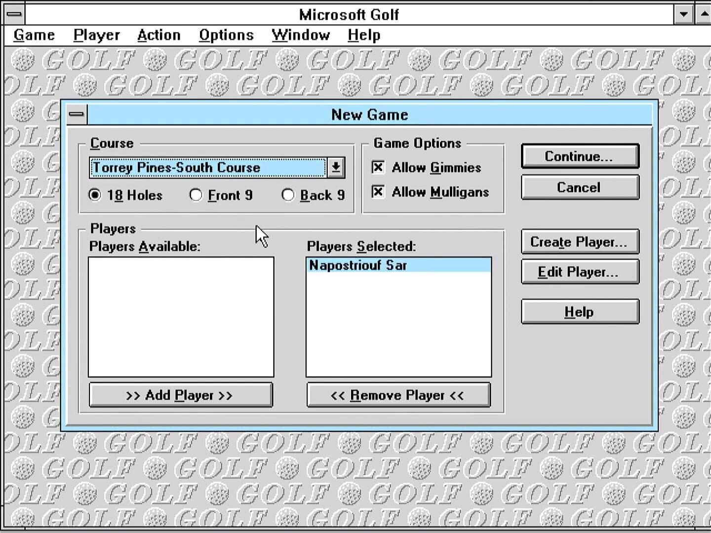 Game screenshot