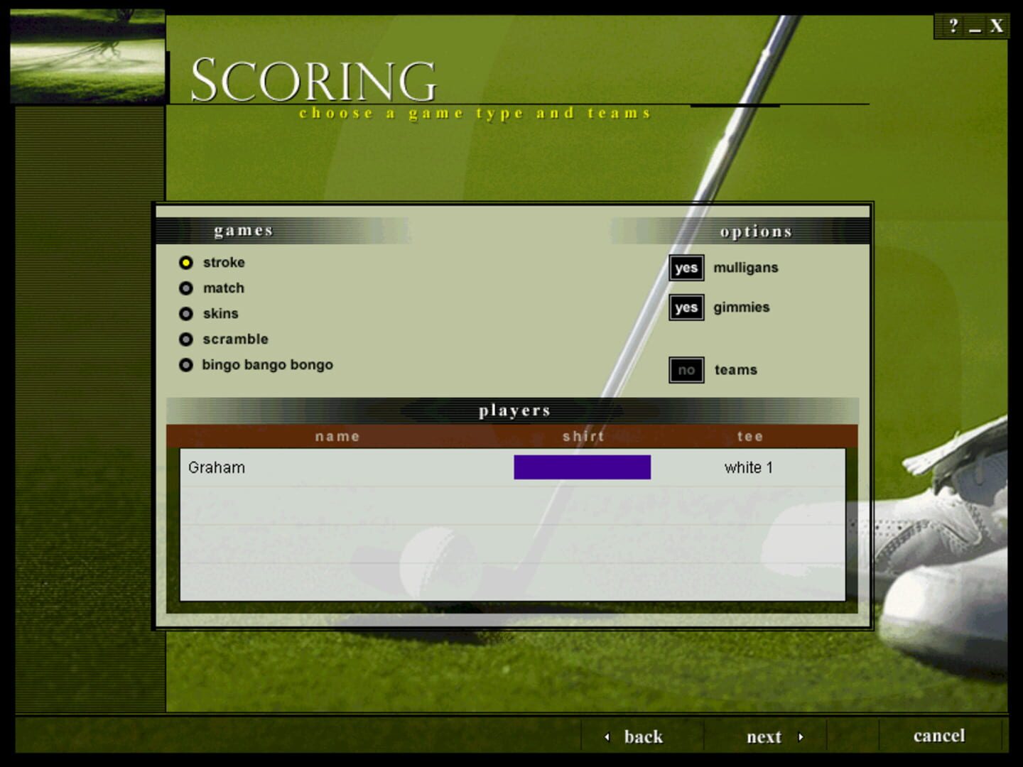 Game screenshot
