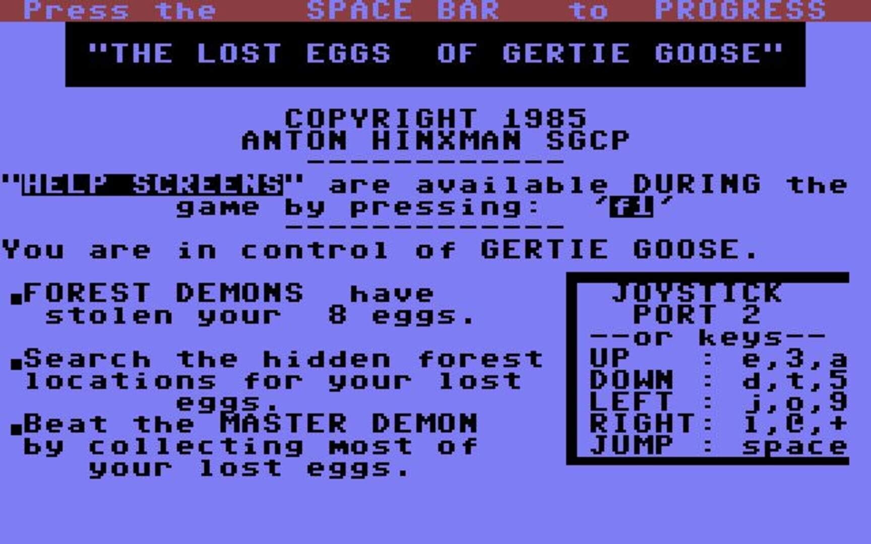 Game screenshot