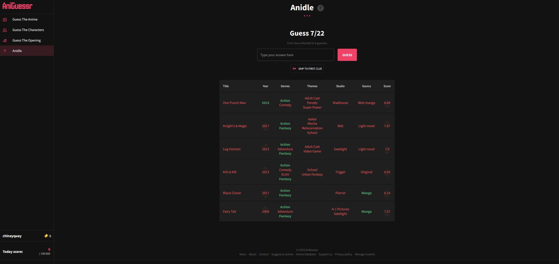 Game screenshot