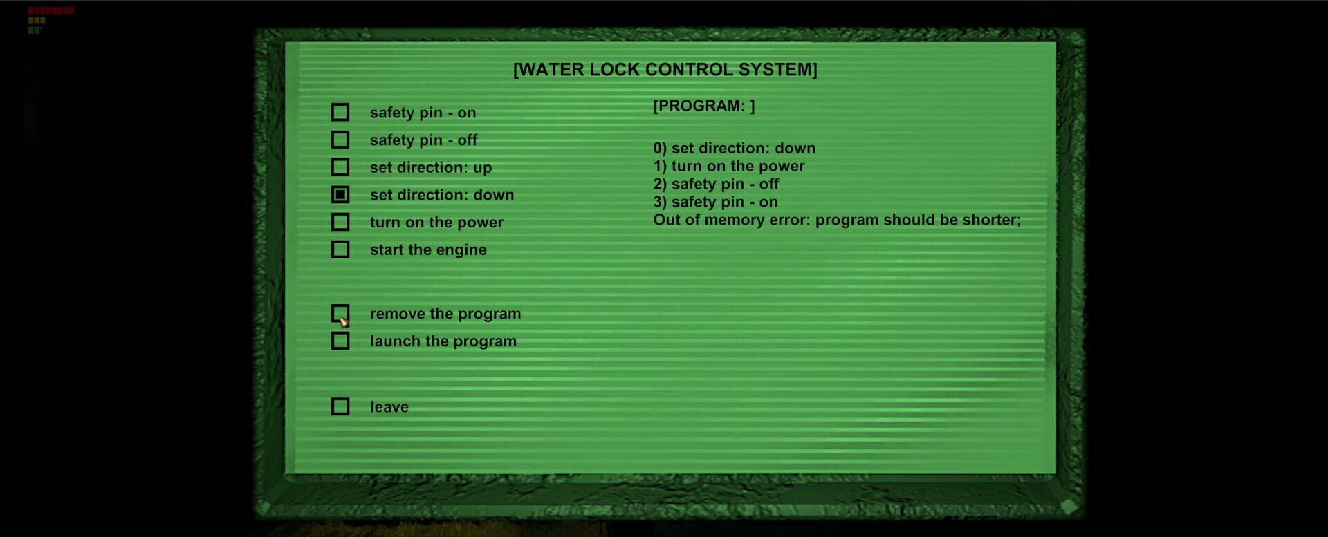 Game screenshot