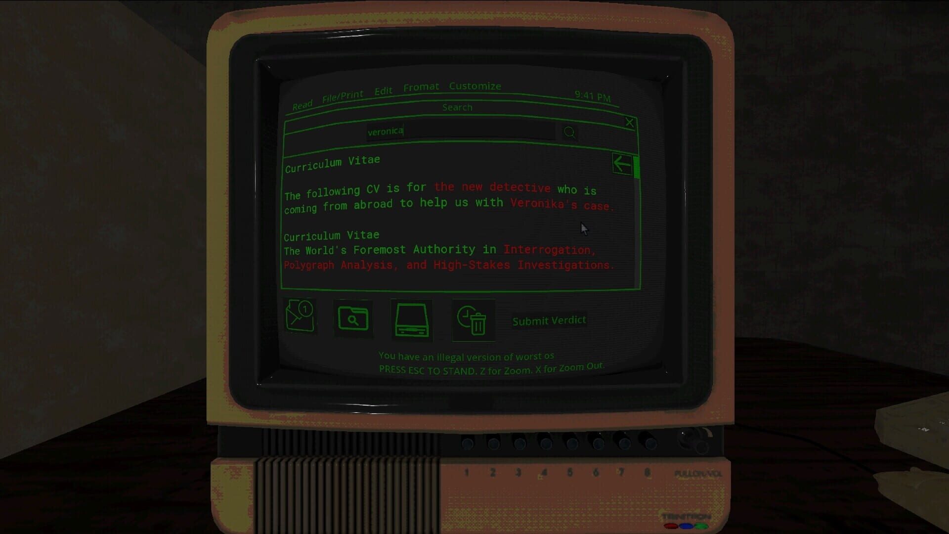 Game screenshot