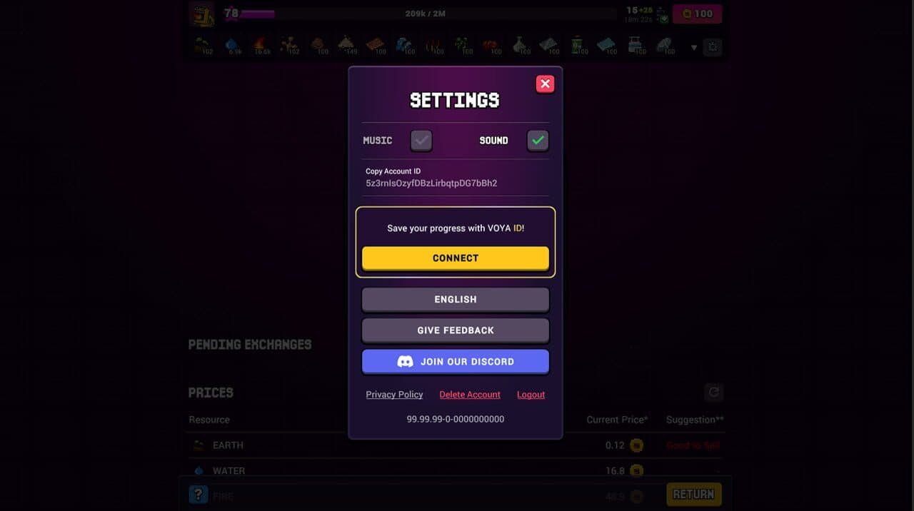 Game screenshot