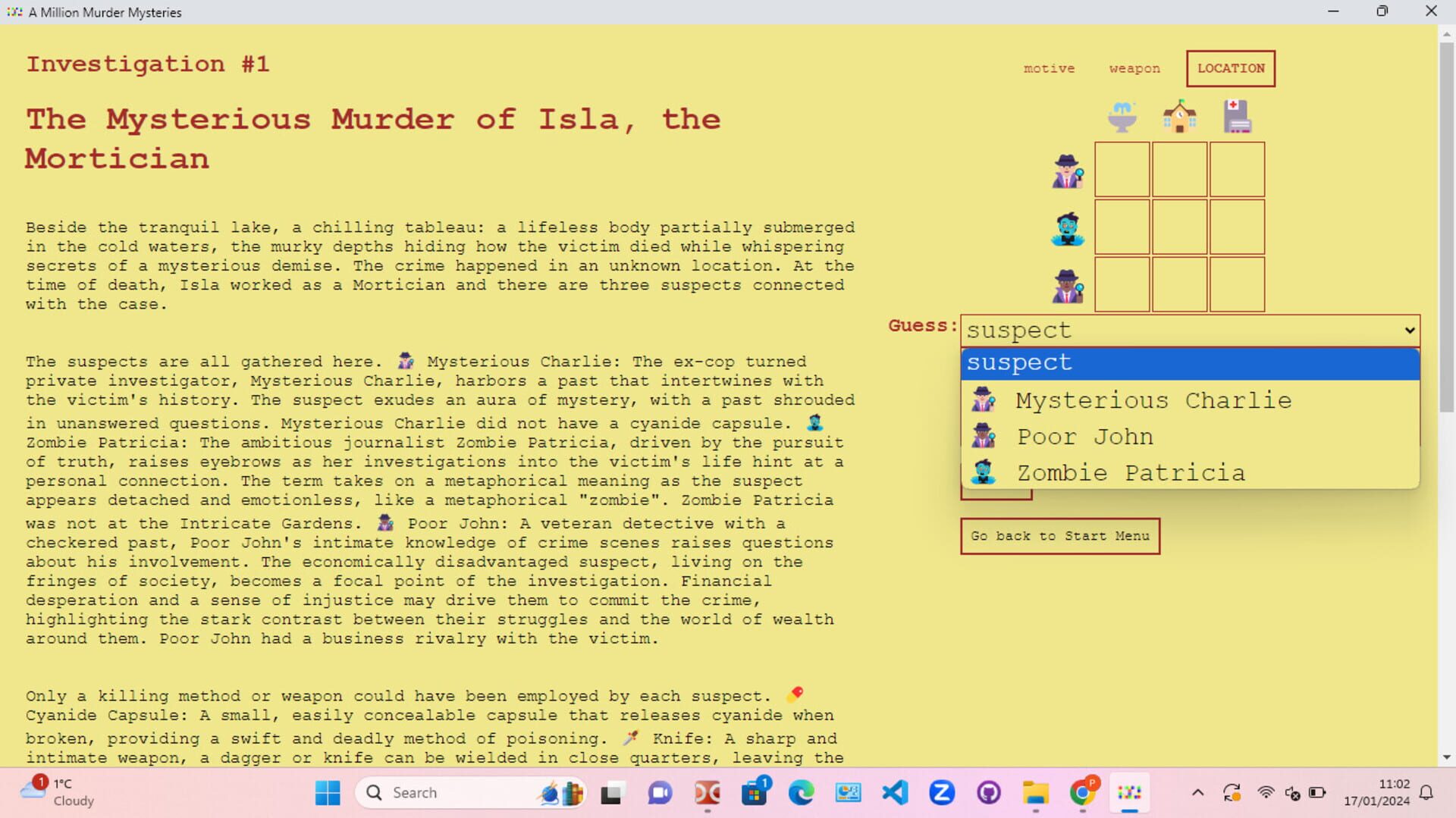 Game screenshot